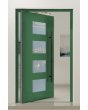 PIVOT C2 - aluminiowe drzwi pivot z przeszkleniem