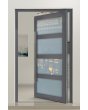 PIVOT C9 - przeszklone aluminiowe drzwi pivot