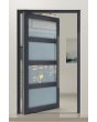 PIVOT C9 - przeszklone aluminiowe drzwi pivot