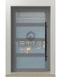 PIVOT C9 - przeszklone aluminiowe drzwi pivot
