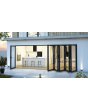 Drzwi harmonijkowe tarasowe cztero panelowe aluminiowe 