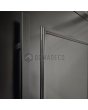 LIM CL05 -  drzwi aluminiowe w starym stylu z aluminiowymi ramkami