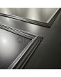 PIVOT CL05 - tradycyjne aluminiowe drzwi pivot z ozdobnymi ramkami