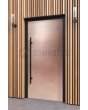 LIM Copper - aluminiowe drzwi wejściowe z miedzianą powłoką