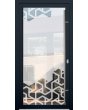 LIM-BATCH Glass S12 - drzwi wejściowe zewnętrzne z przezroczystym dekorem