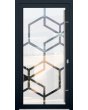 LIM-BATCH Glass S13 - aluminiowe drzwi z przezroczystym dekorem