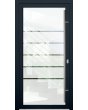 LIM-BATCH Glass S5 - drzwi aluminiowe z pięcioma przezroczystymi paskami