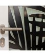 LIM G3 - Szklane drzwi aluminiowe z panelem dekoracyjnym