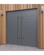 LIM Integra double - solidne podwójne drzwi aluminiowe z żebrami