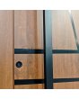 LIM W360 - nowoczesne aluminiowe drzwi wejściowe z paskami