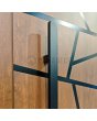 LIM W360 - nowoczesne aluminiowe drzwi wejściowe z paskami