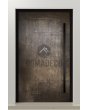 LIM M24 - Aluminiowe drzwi na zawiasach z brązowym płynnym metalem