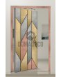 PIVOT M4 - Aluminiowe drzwi wejściowe pokryte płynnym metalem