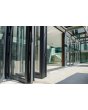 Drzwi harmonijkowe tarasowe cztero panelowe aluminiowe 