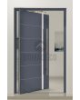 PIVOT 41 - aluminiowe drzwi pivot z paskiem