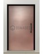 PIVOT Copper - aluminiowe drzwi pivot pokryte miedzianym płynnym metalem