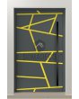 LIM W360 - nowoczesne aluminiowe drzwi wejściowe z paskami