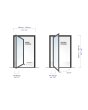 PIVOT C8 - designerskie drzwi pivot z aluminium