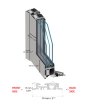 LIM-BATCH Glass S7 - drzwi zewnętrzne z przeźroczystym dekorem