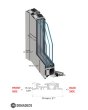 LIM FS4 - aluminiowe drzwi wejściowe z taflą szkła