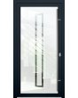 LIM-BATCH Glass S - drzwi wejściowe matowe z przezroczystym motywem
