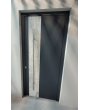 LIM V41 - aluminiowe drzwi wejściowe z drewnianym dekorem