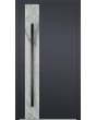 LIM V41 - aluminiowe drzwi wejściowe z drewnianym dekorem