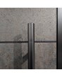 LIM V56 - aluminiowe drzwi wejściowe pokryte spiekiem kwarcowym