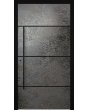 LIM V56 - aluminiowe drzwi wejściowe pokryte spiekiem kwarcowym