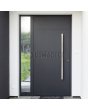 Drzwi aluminiowe LIM z lewym naświetlem (widok od zewnątrz)