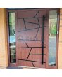 LIM W360 - nowoczesne aluminiowe drzwi wejściowe z paskami