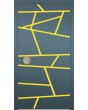 LIM W360 - nowoczesne aluminiowe drzwi wejściowe z paskami