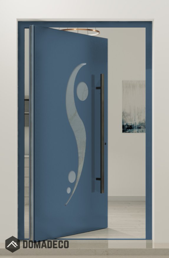 PIVOT 11E - aluminiowe zewnętrzne drzwi pivot